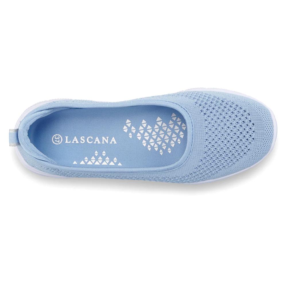 LASCANA Sneaker Ballerinas »ultraleichter Slipper Slip-On-Sneaker« Freizeitschuh aus Mesh weicher Innensohle VEGAN kaufen Preisnachlass