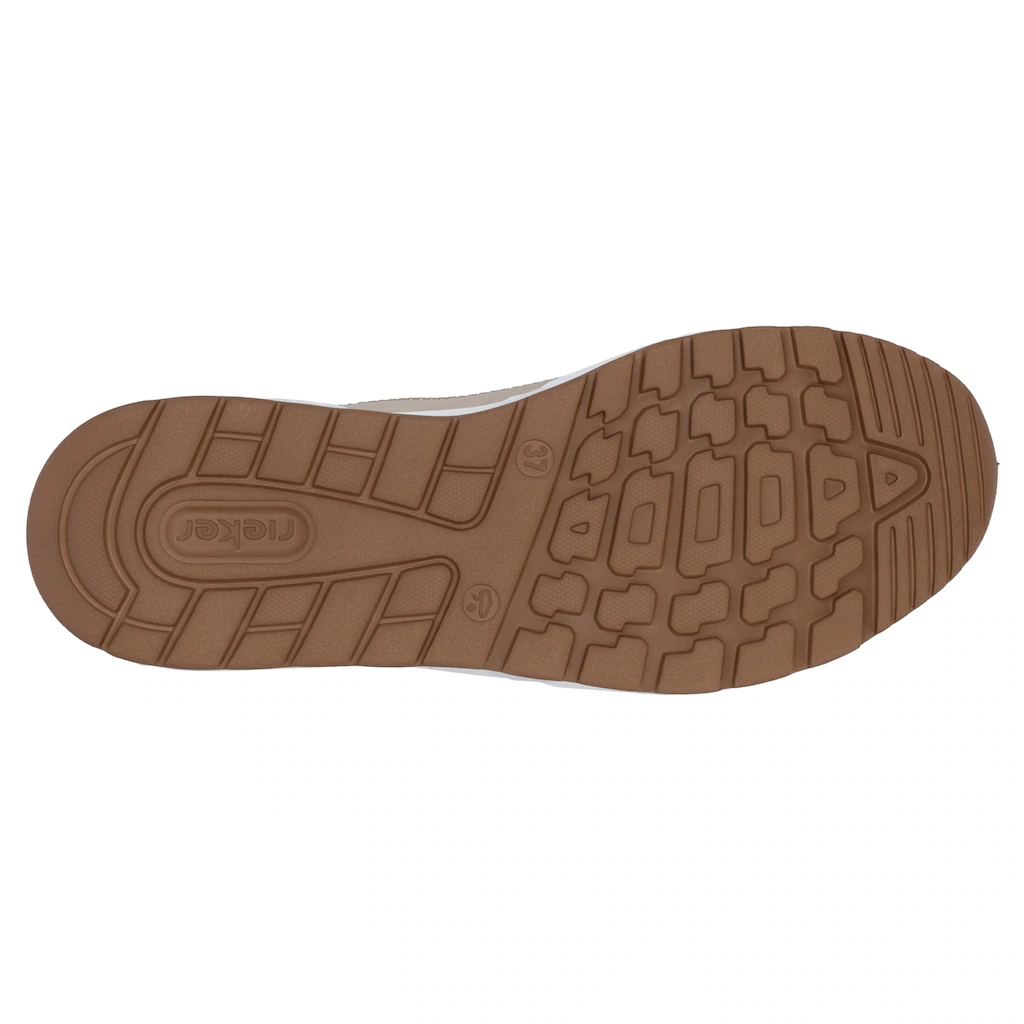 RIEKER Sport Keilsneaker Schnürschuh Halbschuh Freizeitsneaker mit Reißverschluss kaufen Heißer Verkauf