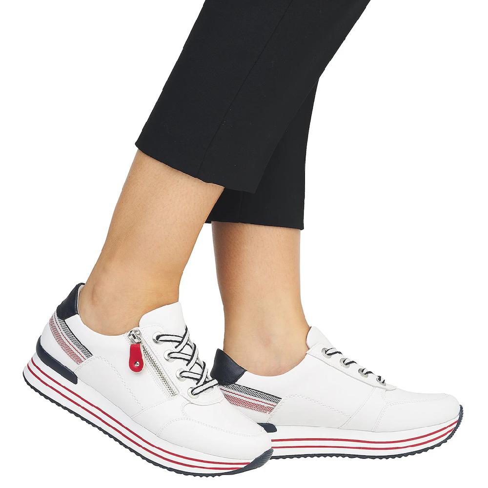 Remonte Plateausneaker mit Wechselfußbett Freizeitschuh Halbschuh Schnürschuh online bestellen Super Sparpreis