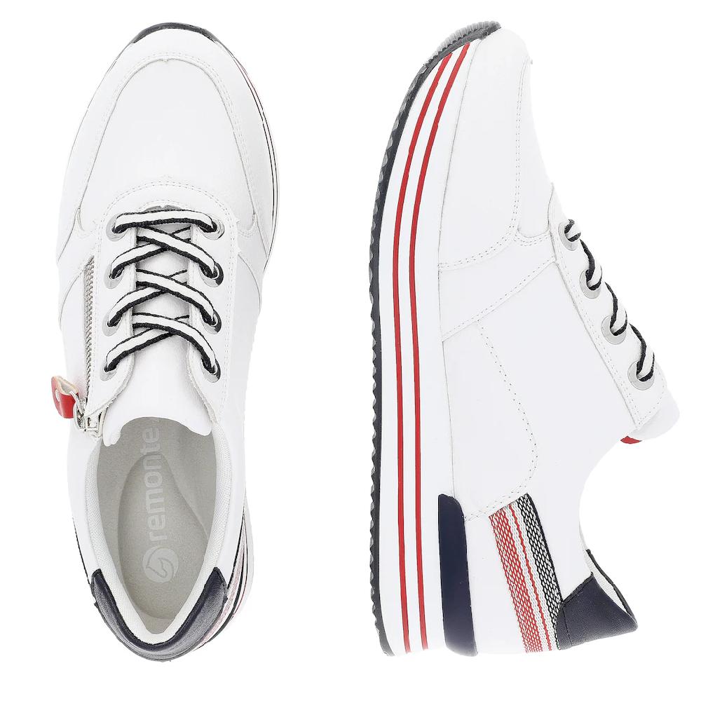 Remonte Plateausneaker mit Wechselfußbett Freizeitschuh Halbschuh Schnürschuh online bestellen Super Sparpreis