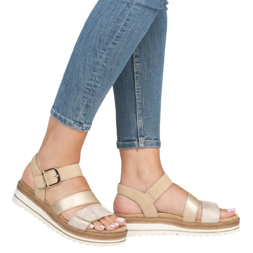 Remonte Keilsandalette Keilabsatz Sommerschuh Sandale in veganer Verarbeitung online kaufen Bis zu 60% Rabatt
