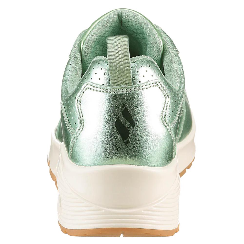 Skechers Sneaker »UNO-METALLIXS« Keilsneaker Plateausneaker Schnürschuh Halbschuh im Metallic-Look online kaufen Vierteljährliche Förderung