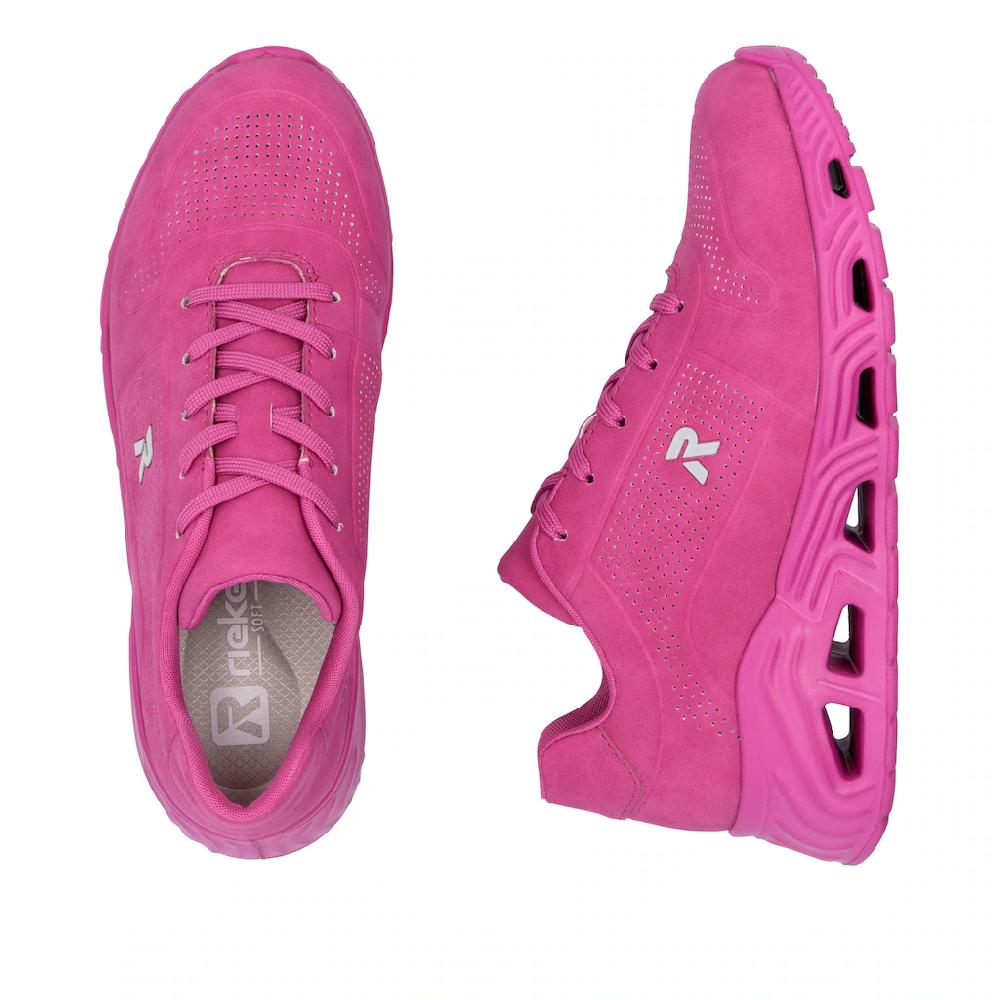 RIEKER Sport Keilsneaker »Dakota« Schnürschuh Halbschuh Freizeitschuh in veganer Verarbeitung kaufen Discount Store für neue Produkte