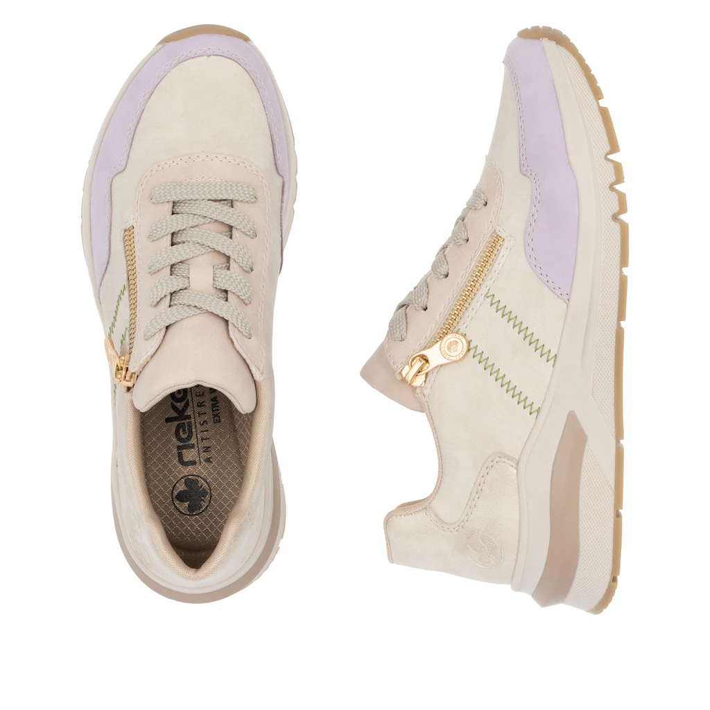 Rieker Wedgesneaker Freizeitschuh Halbschuh Schnürschuh in bequemer Form online kaufen Auslauf