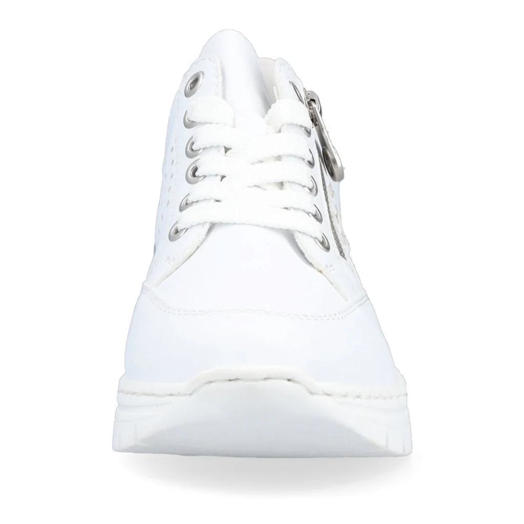 Rieker Wedgesneaker mit seitlichen Flechtdurchzügen Freizeitschuh Halbschuh Schnürschuh online bestellen Online Shopping