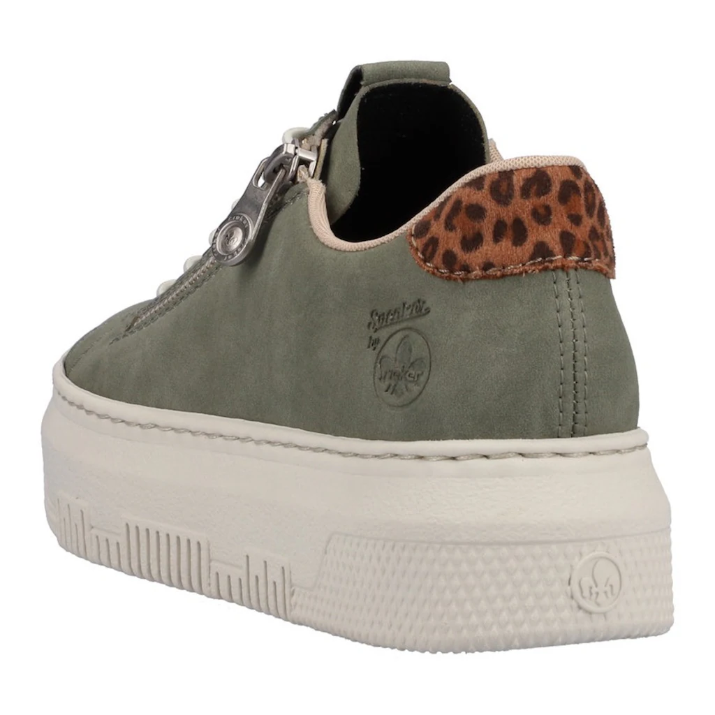 Rieker Slip-On Sneaker mit Leo-Einsatz an der Ferse online kaufen Jubiläumsangebot