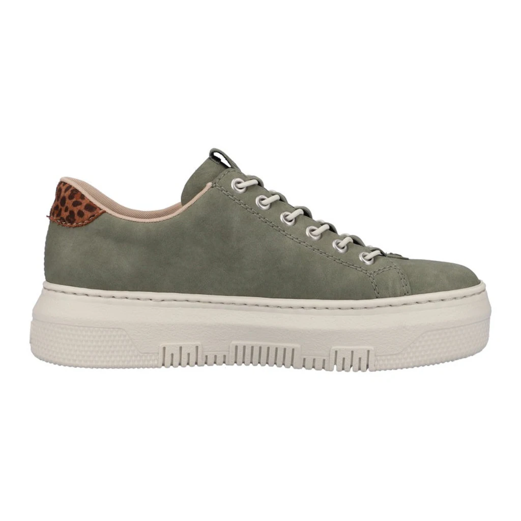 Rieker Slip-On Sneaker mit Leo-Einsatz an der Ferse online kaufen Jubiläumsangebot
