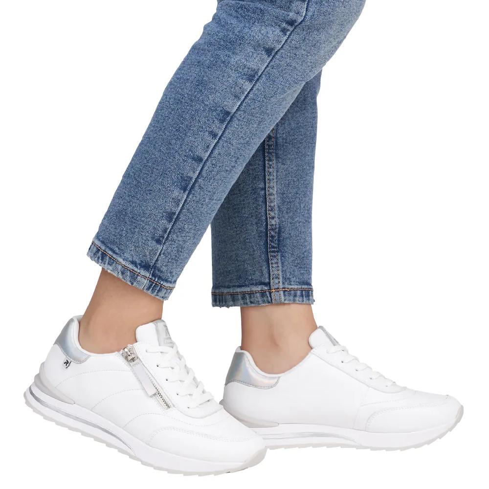 RIEKER Sport Plateausneaker Freizeitschuh Halbschuh Schürschuh in schmaler Form ▷ für Saisonale Angebote