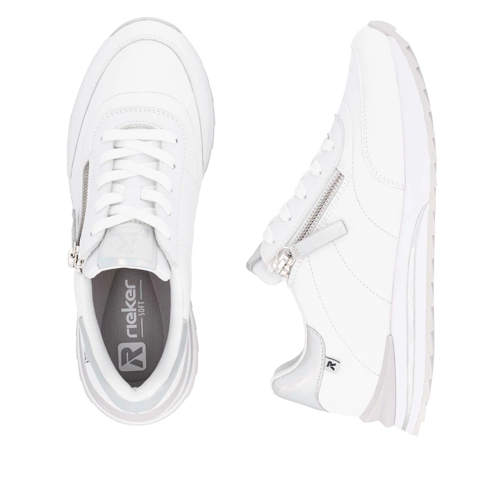 RIEKER Sport Plateausneaker Freizeitschuh Halbschuh Schürschuh in schmaler Form ▷ für Saisonale Angebote