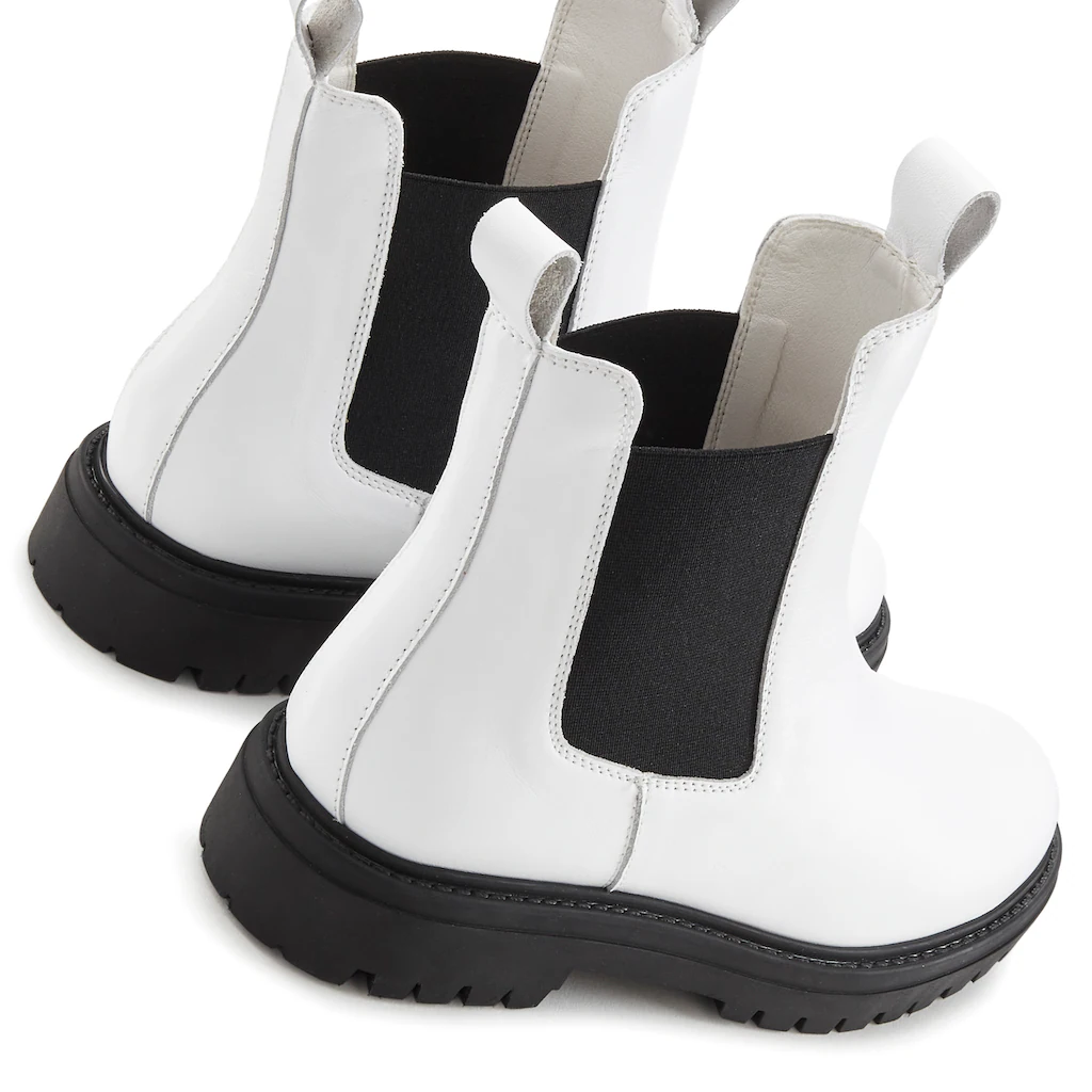 Elbsand Stiefelette Chelseaboots Schlupfstiefel Bikerboots aus Leder ▷ für Riesige Ersparnisse