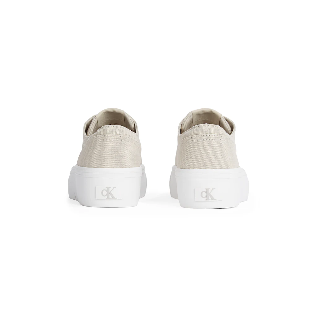 Calvin Klein Jeans Plateausneaker »VULC FLATFORM LOW CV MG« Schnürschuh Freizeitschuh Halbschuh mit seitlichem Logo bestellen VIP-Rabatte