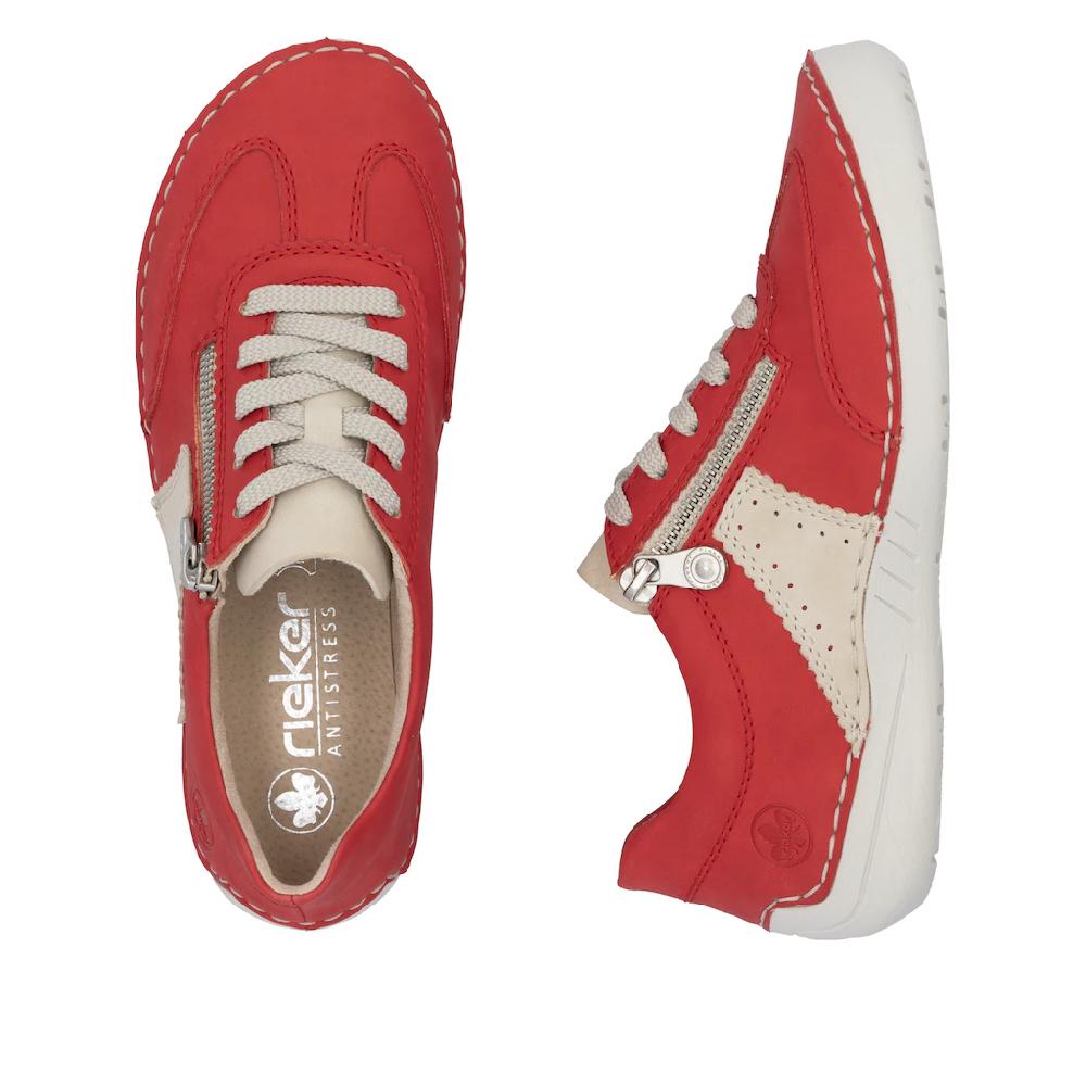 Rieker Sneaker Halbschuh Freizeitschuh Schnürschuh mit Reißverschluss online bestellen Vierteljährliche Förderung