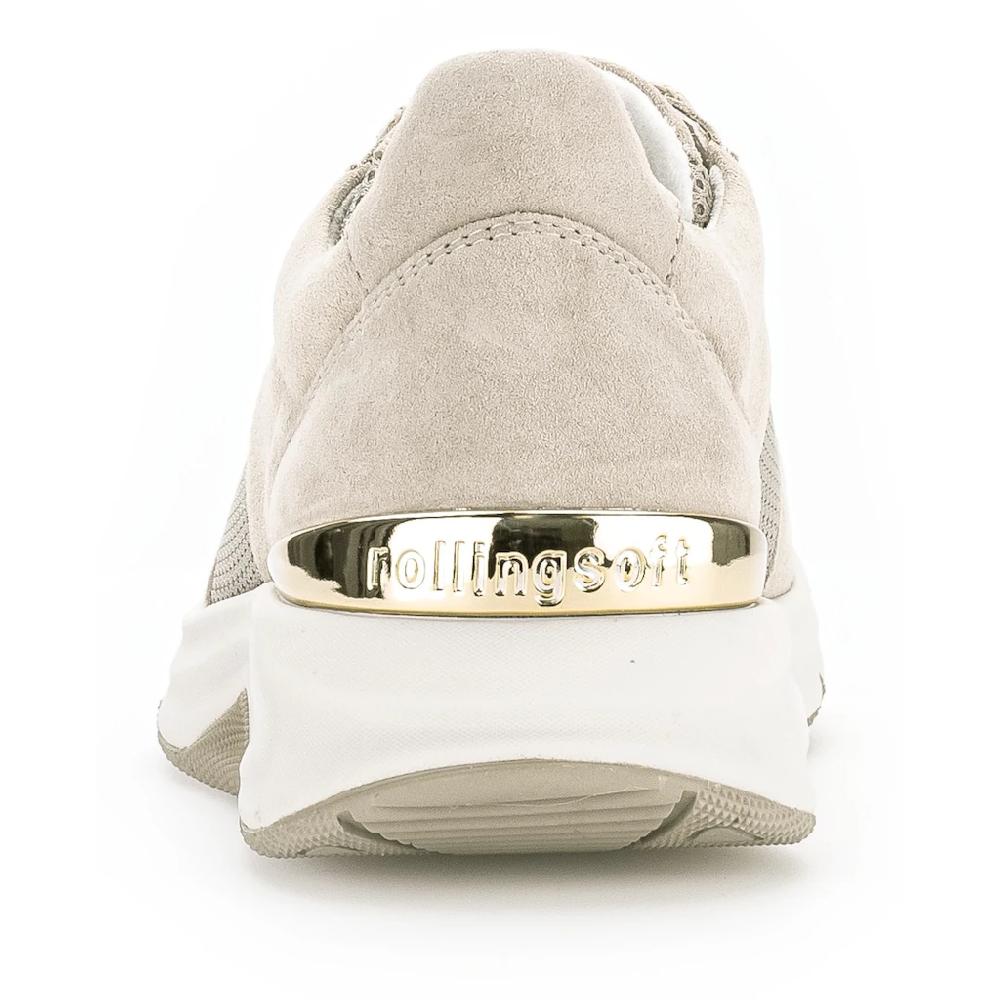 Gabor Rollingsoft Keilsneaker Freizeitschuh Halbschuh Schnürschuh Logoschriftzug an der Ferse kaufen Speichern exportieren