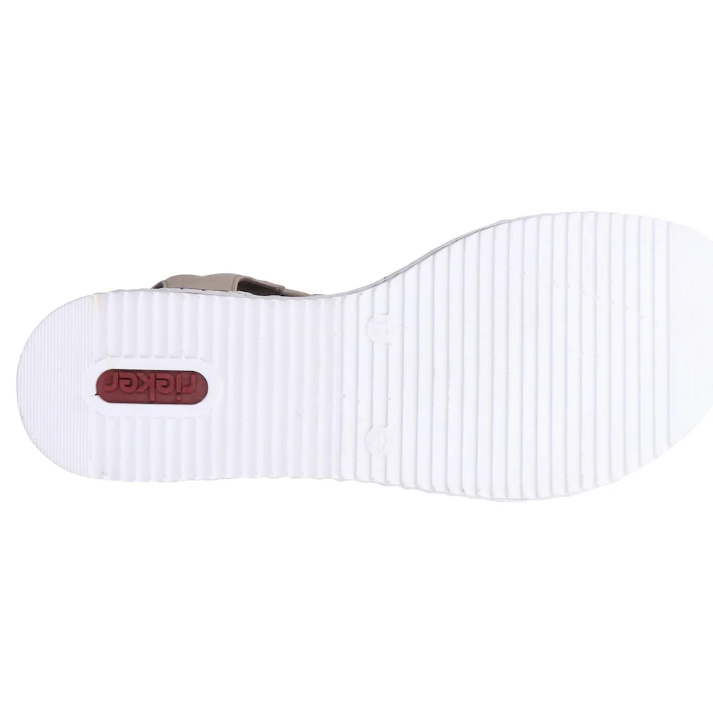 Rieker Sandale Sommerschuh Sandalette Keilabsatz in geflochtenem Look online kaufen Meist gekauft