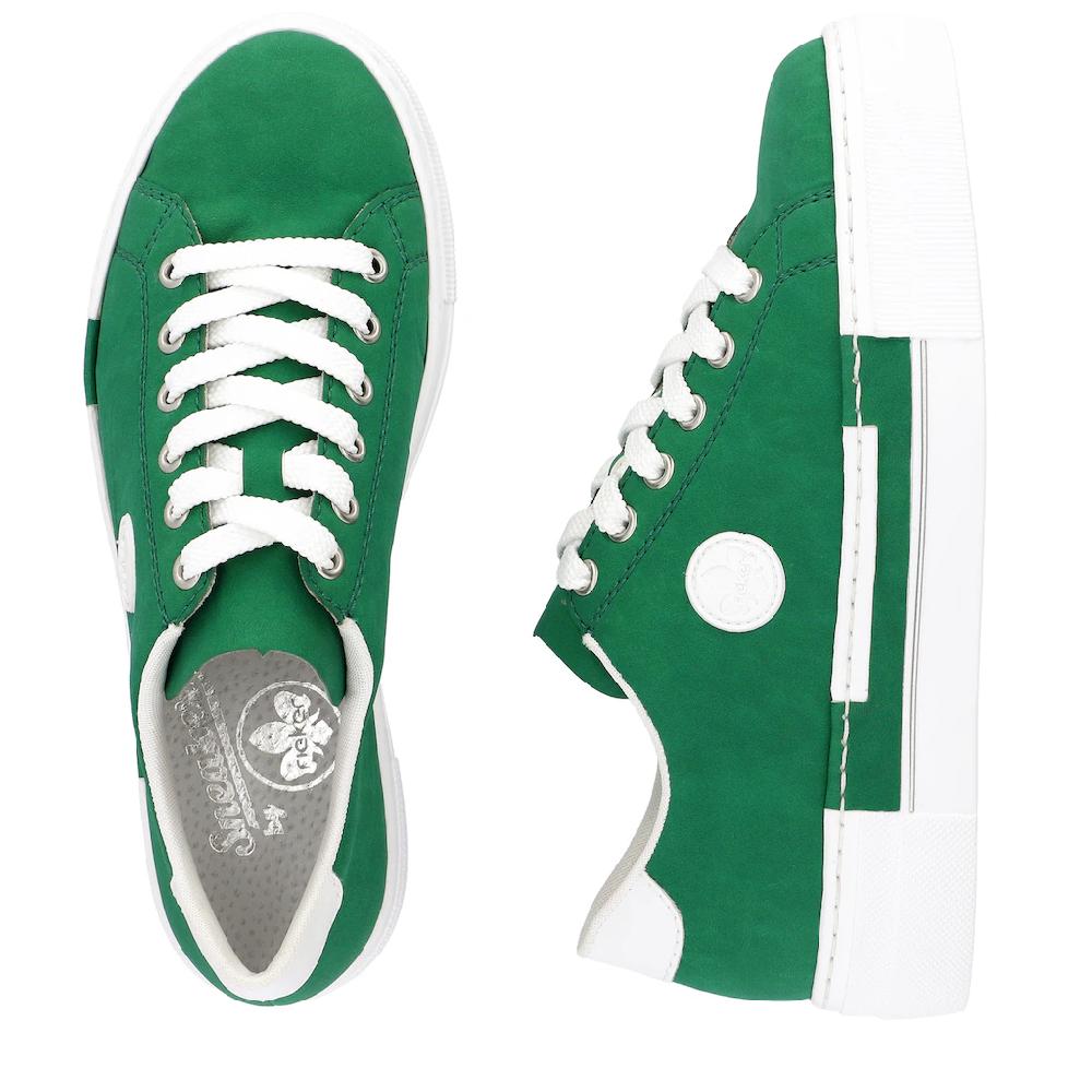 Rieker Sneaker Freizeitschuh Halbschuh Schnürschuh mit Plateausohle kaufen Blitzverkäufe
