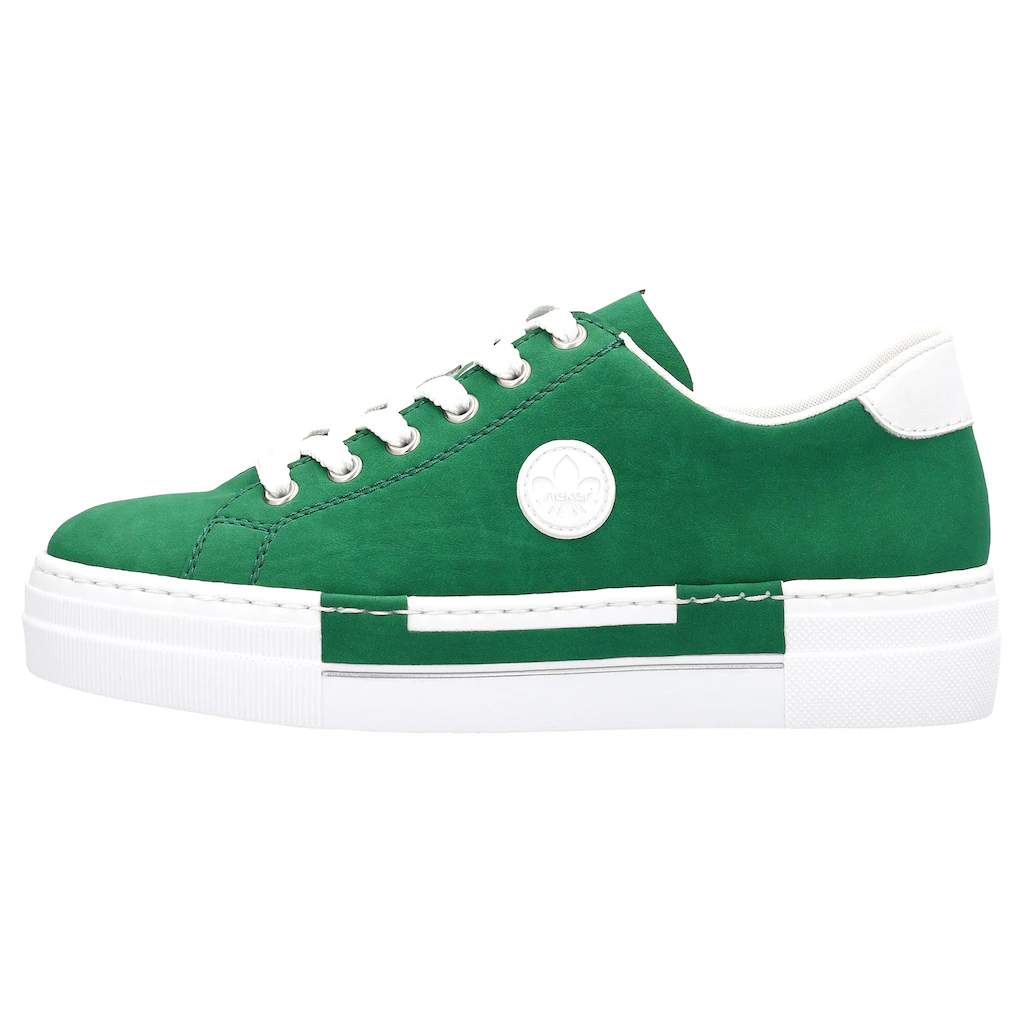 Rieker Sneaker Freizeitschuh Halbschuh Schnürschuh mit Plateausohle kaufen Blitzverkäufe