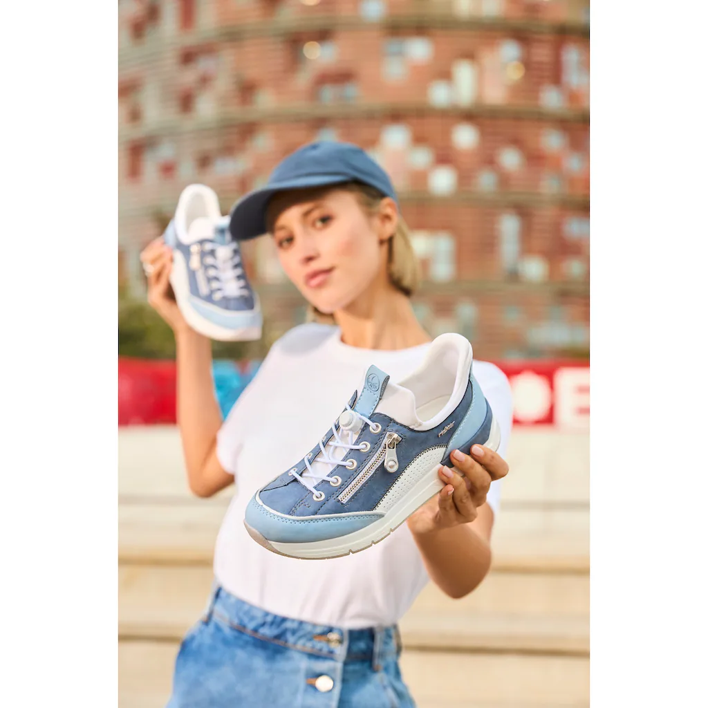 Rieker Slip-On Sneaker Schlupfschuh Halbschuh Freizeitschuh mit weichem Schaftrand kaufen Fabrik Onlineshop