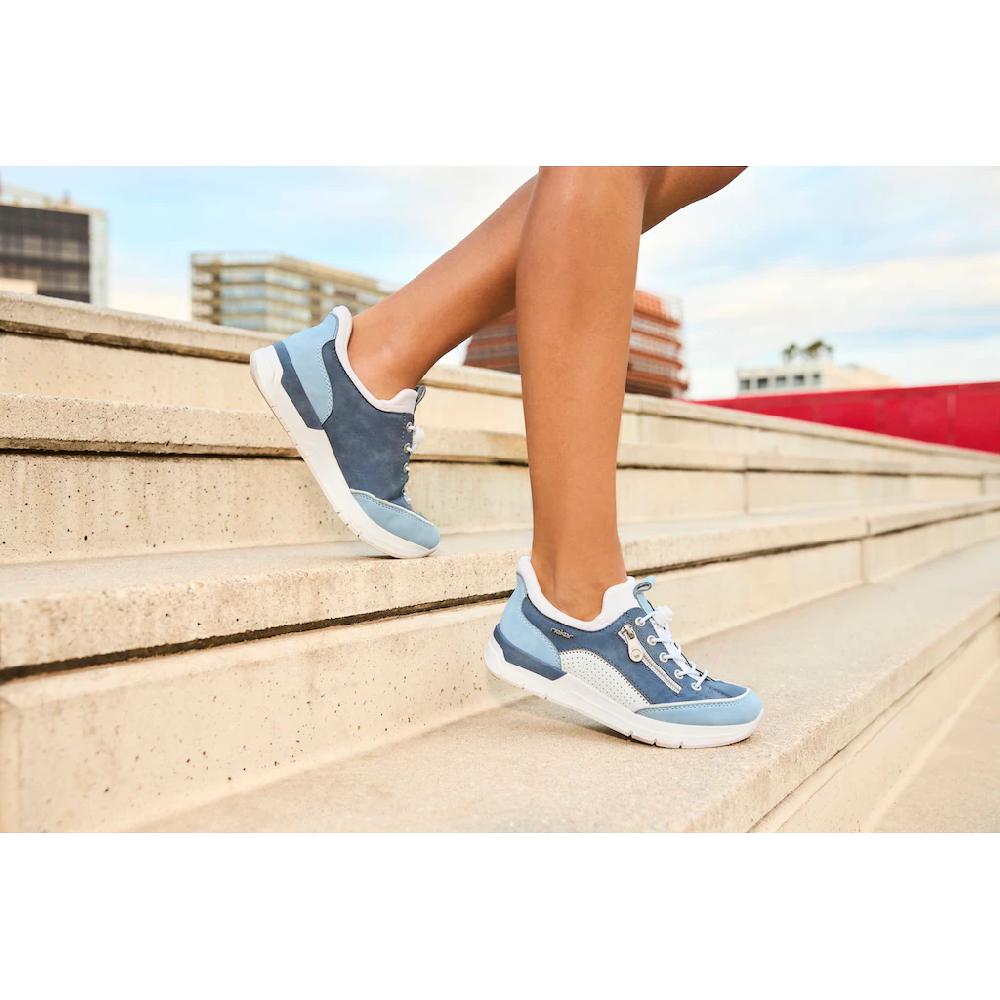 Rieker Slip-On Sneaker Schlupfschuh Halbschuh Freizeitschuh mit weichem Schaftrand kaufen Fabrik Onlineshop