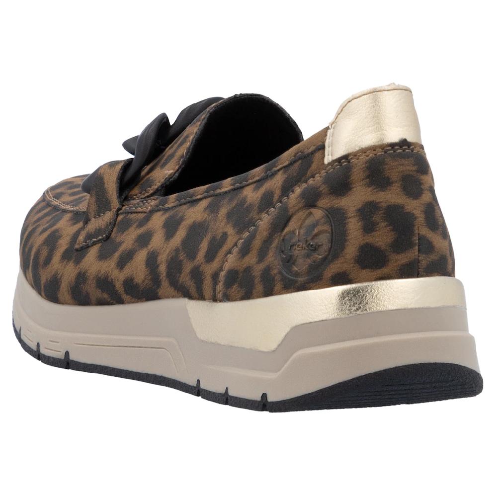 Rieker Loafer Slipper Slip-on Sneaker Halbschuh mit modischer Zierkette bestellen Preisnachlass