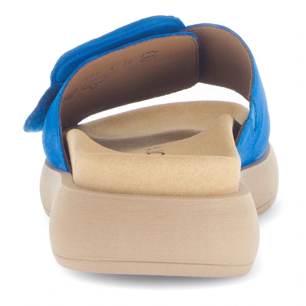 Gabor Pantolette Plateau Sommerschuh Schlappen mit großer Zierschnalle kaufen Weihnachtsangebot