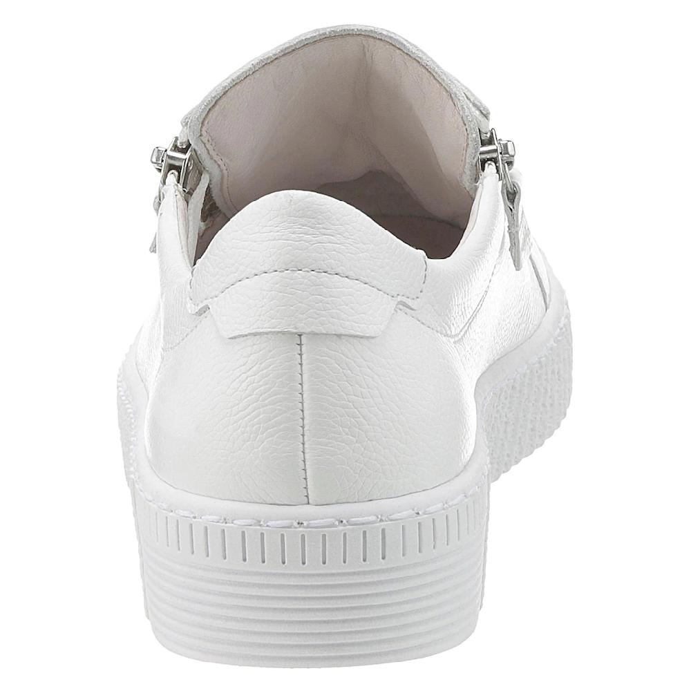 Gabor Plateausneaker Freizeitschuh Halbschuh Schnürschuh mit zwei Reißverschlüssen Vatertagsangebot