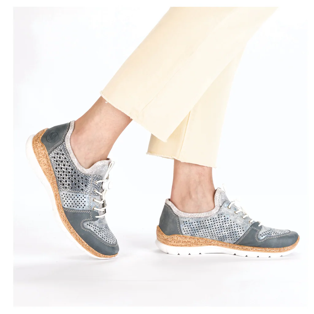 Rieker Slip-On Sneaker Slipper Schlupfschuh mit MemoSoft-Ausstattung ▷ für Neueste Mode