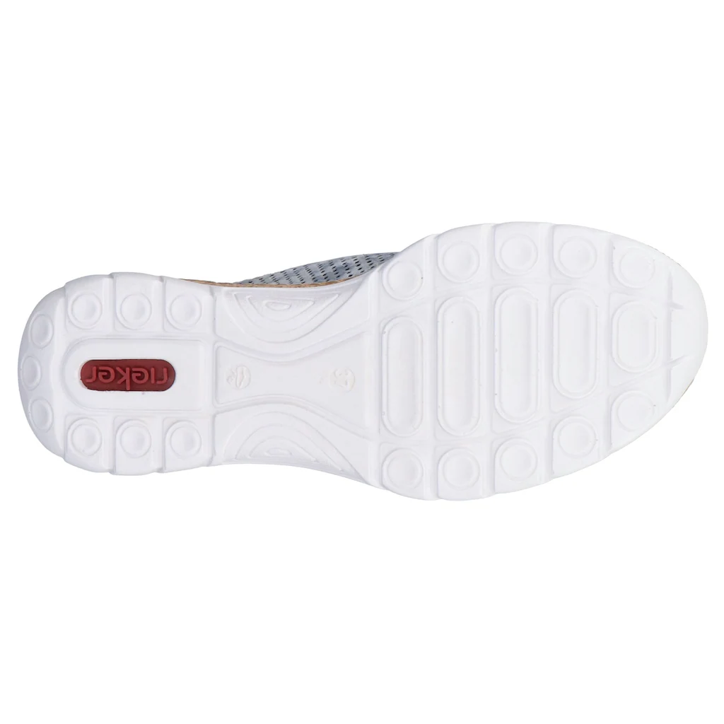 Rieker Slip-On Sneaker Slipper Schlupfschuh mit MemoSoft-Ausstattung ▷ für Neueste Mode