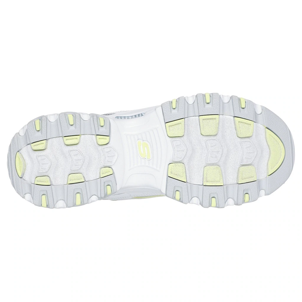 Skechers Sneaker »D'LITES-CHROMATIC« Plateausneaker Schnürschuh mit Metallic Einsätzen bestellen Zeitlich begrenztes Angebot
