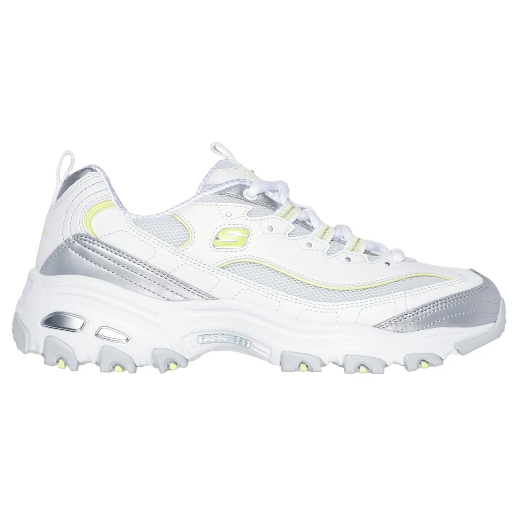 Skechers Sneaker »D'LITES-CHROMATIC« Plateausneaker Schnürschuh mit Metallic Einsätzen bestellen Zeitlich begrenztes Angebot