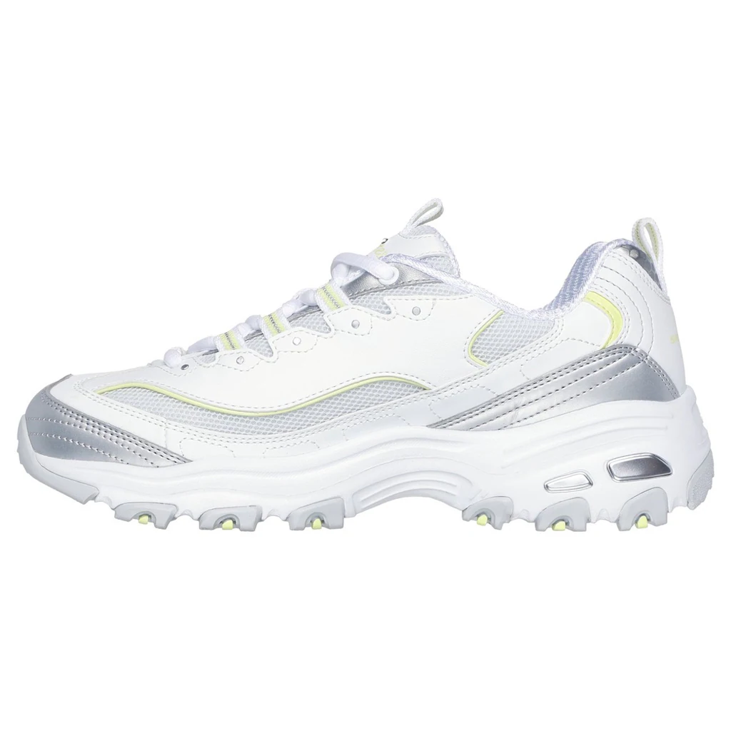 Skechers Sneaker »D'LITES-CHROMATIC« Plateausneaker Schnürschuh mit Metallic Einsätzen bestellen Zeitlich begrenztes Angebot