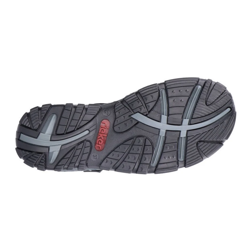 Rieker Sandale Sommerschuh Outdoorschuh Keilabsatz in Trekking-Optik auf Raten Exklusive Angebote