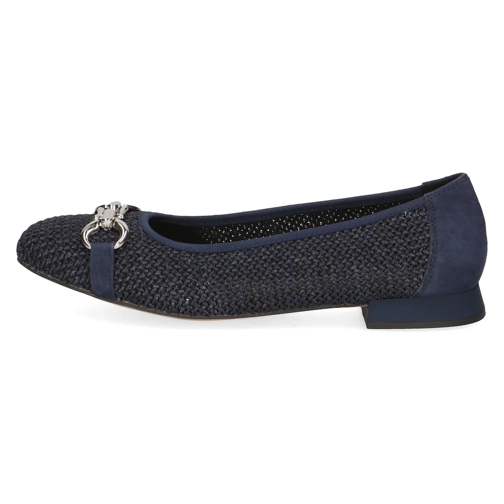 Caprice Ballerina Blockabsatz Bequemschuh Businessschuh mit Schmuckelement Zeitbegrenzte Promotion
