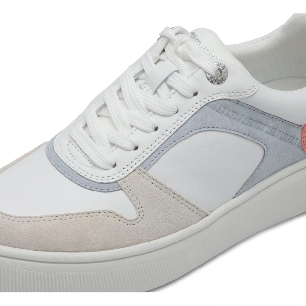 Tamaris Plateausneaker Freizeitschuh Halbschuh Schnürschuh mit Kontrastbesätzen online bestellen Sonderangebot der Fabrik