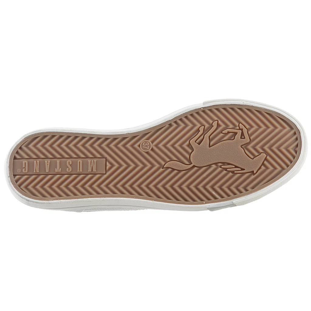 Mustang Shoes Sneaker mit Synthetikfersenfleck online kaufen Kostenloser Versand international