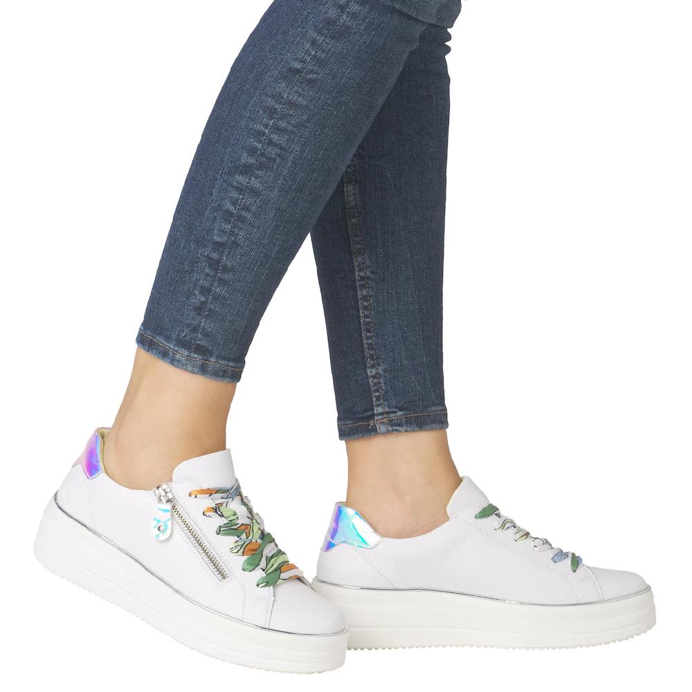 Remonte Plateausneaker Freizeitschuh Halbschuh Schnürschuh mit seitlichem Reißverschluss bestellen Im Verkauf