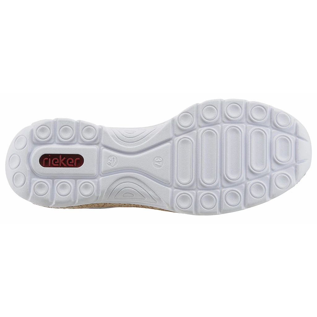 Rieker Slip-On Sneaker Slipper Schlupfschuh mit Außenreißverschluss bestellen Exklusivangebot
