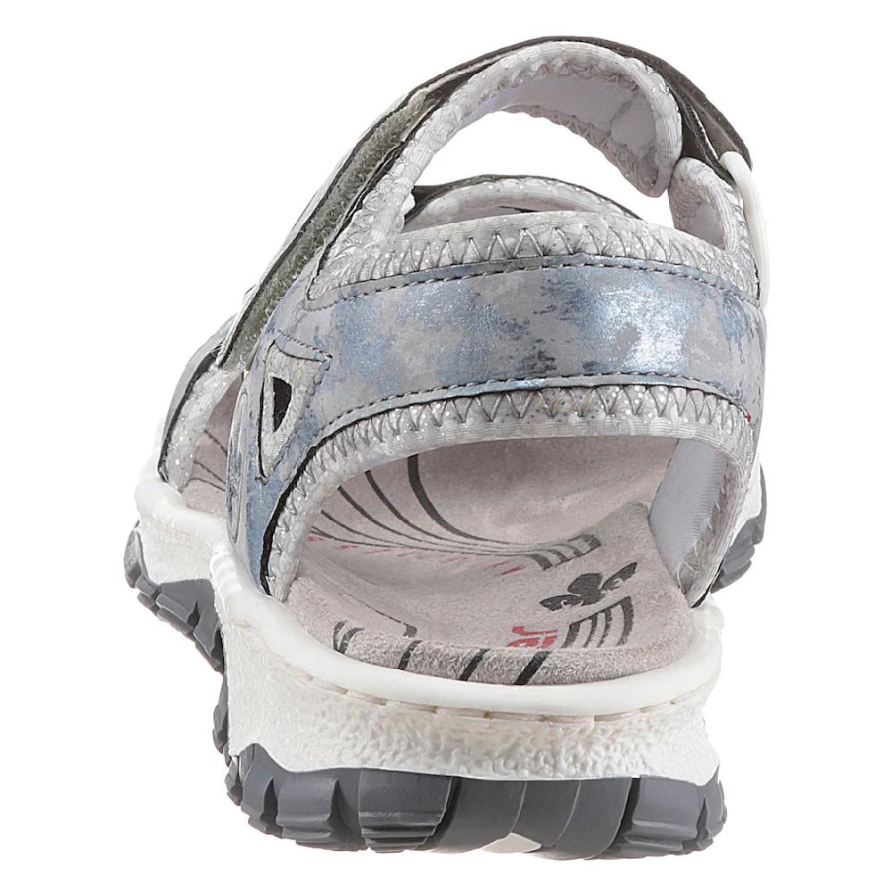 Rieker Riemchensandale Sommerschuh Sandalette Keilabsatz in Used-Optik online bestellen Weihnachtsangebot