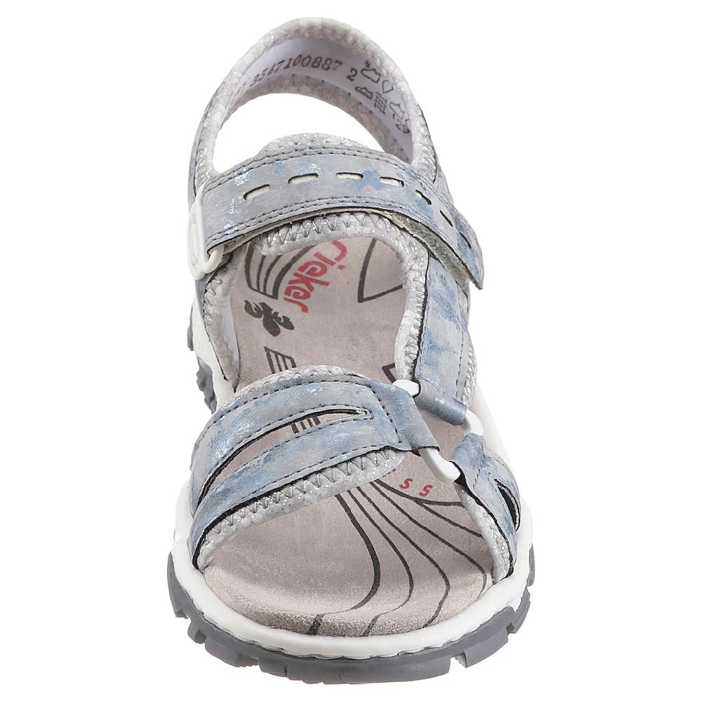 Rieker Riemchensandale Sommerschuh Sandalette Keilabsatz in Used-Optik online bestellen Weihnachtsangebot