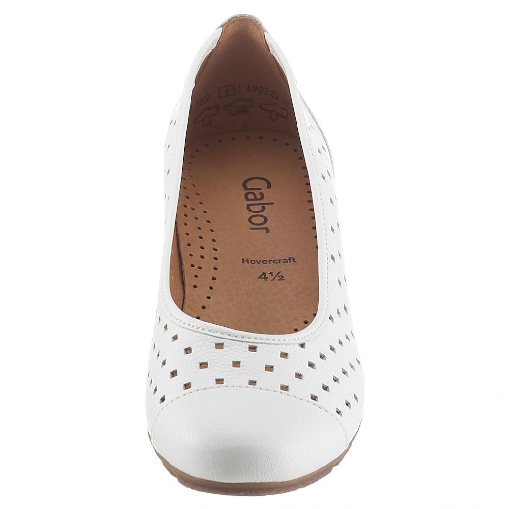 Gabor Ballerina Slipper Freizeitschuh Halbschuh mit luftigem Lochmuster online bestellen Valentinstagsangebot