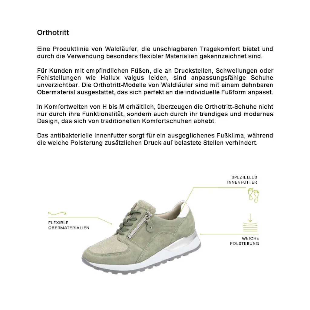 Waldläufer Keilsneaker »HIROKO« G-Weite Orthotritt-Ausstattung Freizeitschuh Halbschuh Schnürschuh online kaufen Kauf eins, bekomm eins gratis