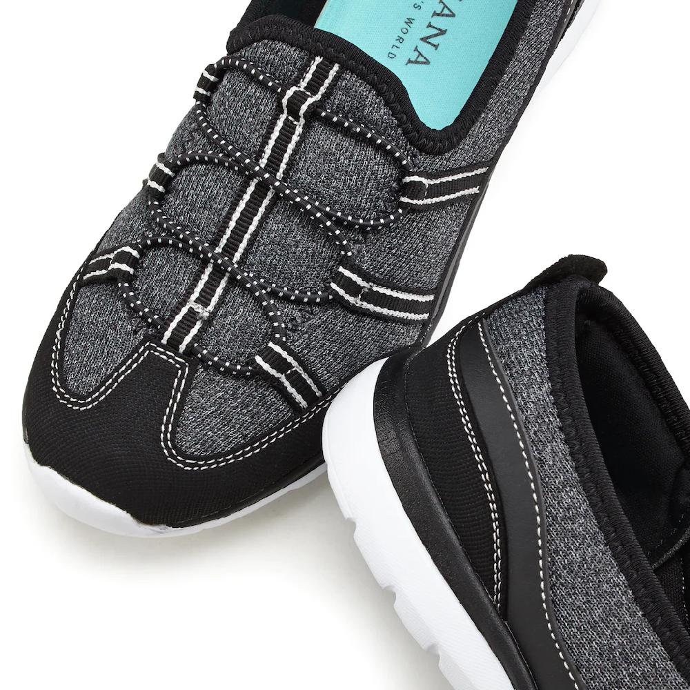 LASCANA Sneaker »Slip-On-Sneaker « im sportiven Look Halbschuh Freizeitschuh Slipper VEGAN ▷ für Tiefpreis