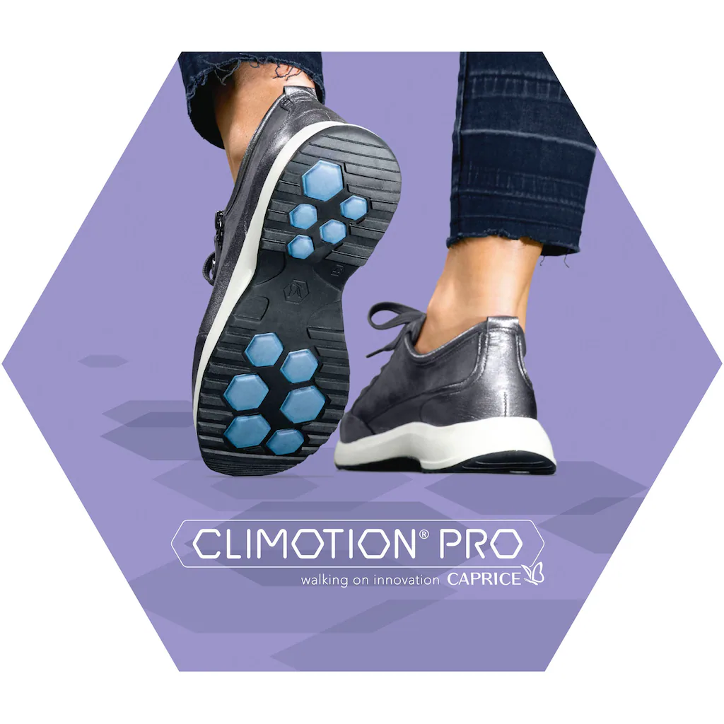 Caprice Plateausneaker Freizeitschuh Halbschuh Komfortschuh mit Logo-Schmetterling kaufen Super Sparpreis