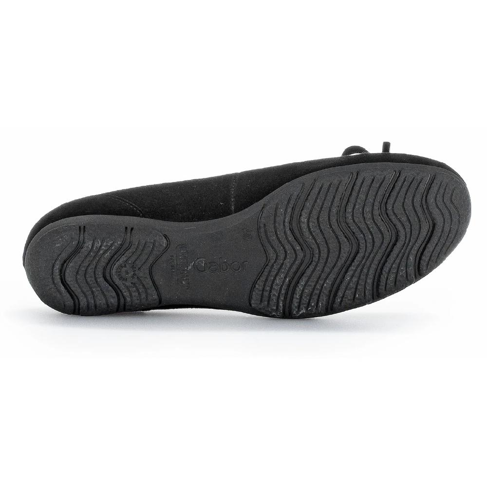 Gabor Ballerina Flache Schuhe Business Schuhe mit Hovercraft Luftkammern-Laufsohle ▷ für Letzte 3 Tage