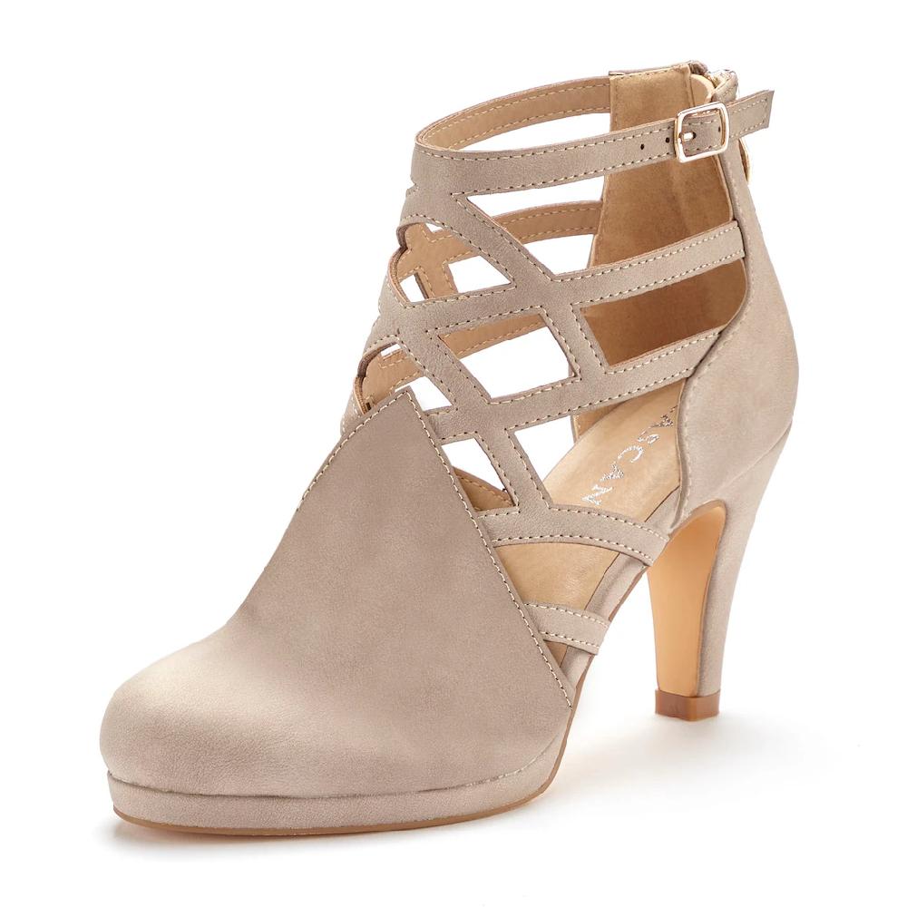 LASCANA Stiefelette Stiefel Boots mit Cut-Outs VEGAN Bis zu 55% Rabatt