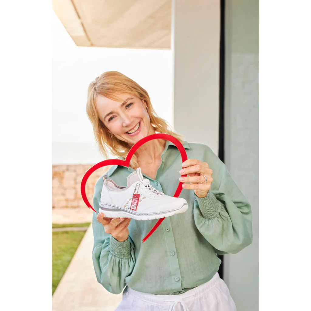 Rieker Slip-On Sneaker Slipper Schlupfschuh Freizeitschuh 150 Jahre RIEKER Jubiläumsartikel ▷ für Discount Store für neue Produkte