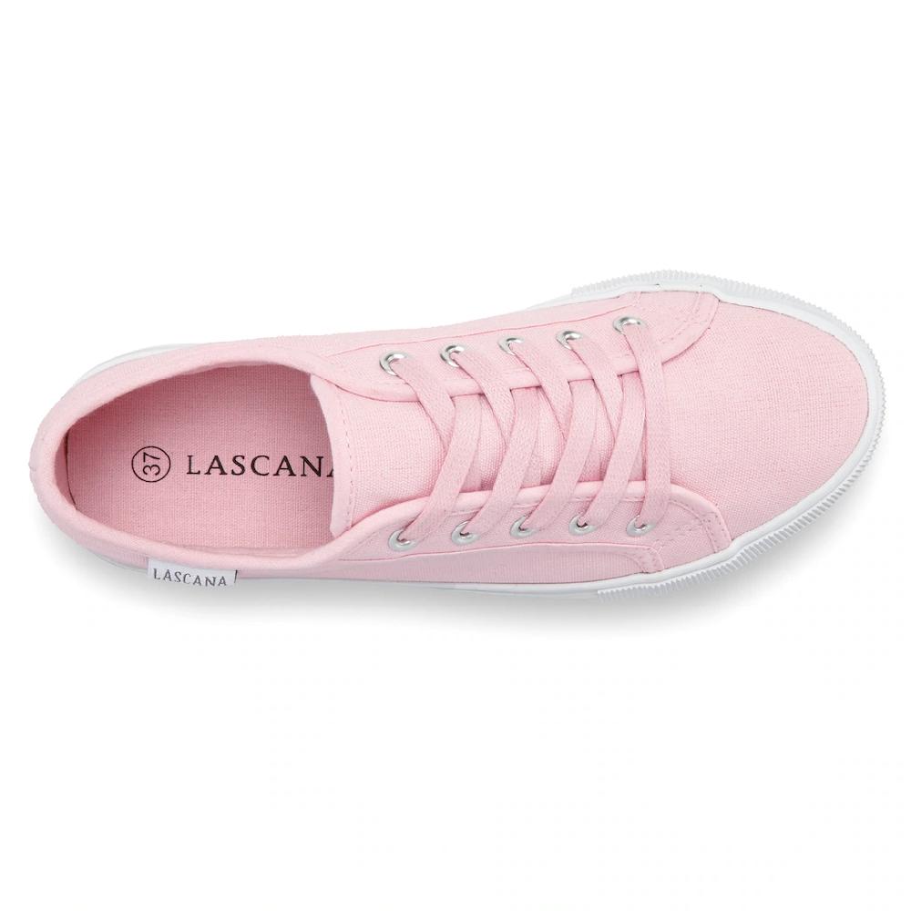 LASCANA Sneaker Schnürhalbschuh Freizeitschuh aus Textil mit Plateausohle online kaufen Riesige Rabatte