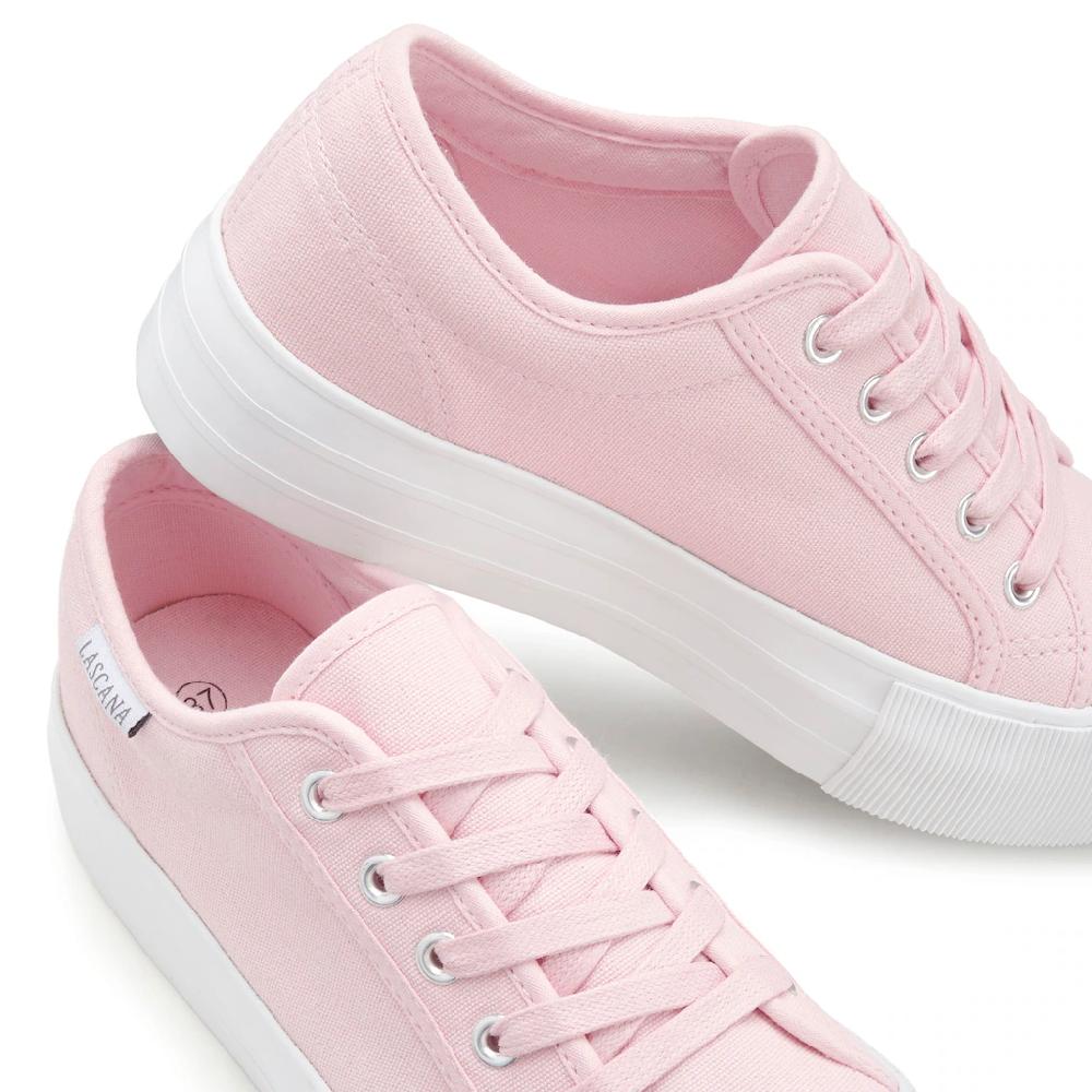 LASCANA Sneaker Schnürhalbschuh Freizeitschuh aus Textil mit Plateausohle online kaufen Riesige Rabatte
