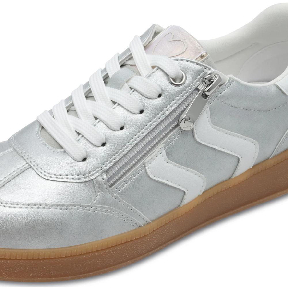 MARCO TOZZI Plateausneaker Freizeitschuh Halbschuh Schnürschuh mit Kontrastbesatz bestellen Online