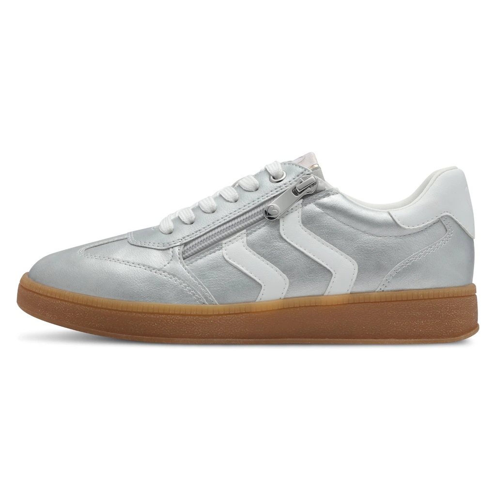 MARCO TOZZI Plateausneaker Freizeitschuh Halbschuh Schnürschuh mit Kontrastbesatz bestellen Online