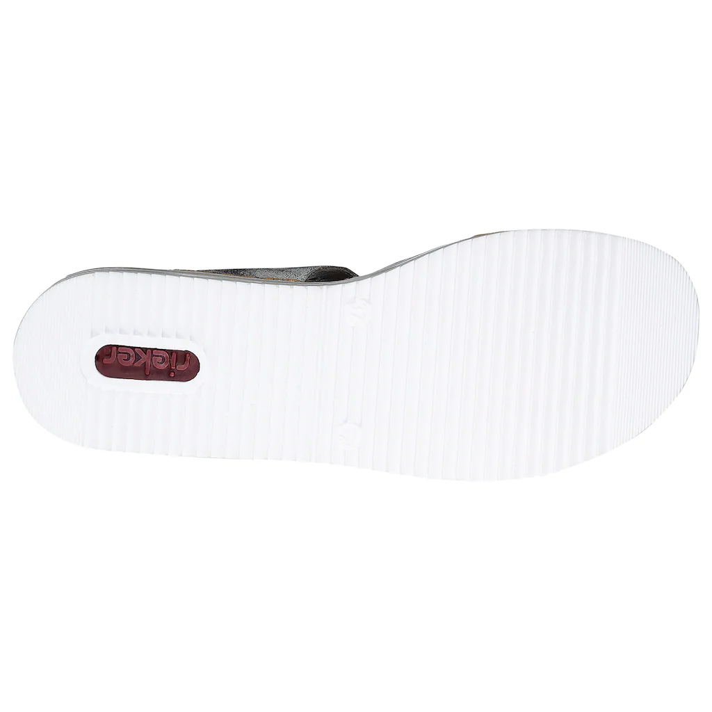 Rieker Pantolette Keilabsatz Sommerschuh Schlappen für den Sommer online kaufen Angebote